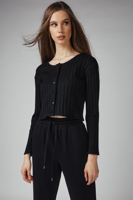 The Rip Knit Crop Cardigan