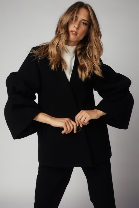 The Bell Sleeve Midi Coat