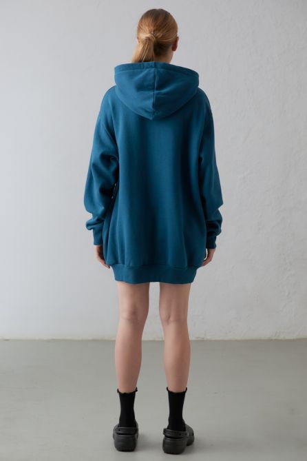Bussin’ Hooded Sweater Dress