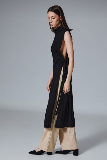 Flair Turtleneck Dress