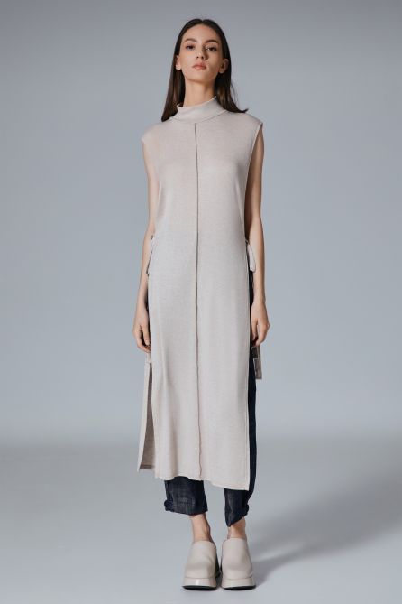 Flair Turtleneck Dress