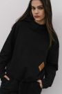 The Peppers Top with Hoodie Black