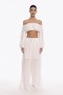 Busy Line Wide Leg Pants