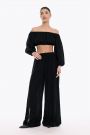 Busy Line Wide Leg Pants