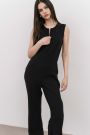 The Spice It Up Jumpsuit Black