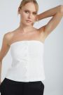 Norma Strapless Top