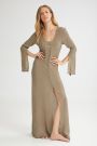 The Breeze Long Dress Khaki