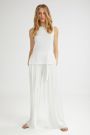 The Creamy Wide Pants White