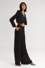The Crunchy Cropped Blazer Black