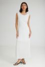 The Custard Dress White