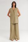 The Gelato Wide Pants Khaki