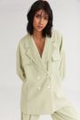 The Melted IceCream Oversized Blazer Mint