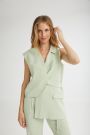 The Melted IceCream Vest Mint
