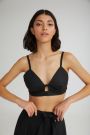 The Pistachio Bustier Black