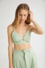 The Pistachio Bustier Khaki