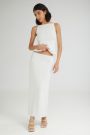 The Popsicle Skirt White