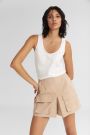 The Scoop Shorts Beige