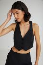 The Scoop Top Black