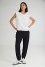 The Sorbet Sleevless Top White