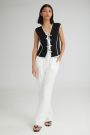 The Sundae Straight Pants White