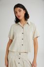 The Toppings Shirt Beige