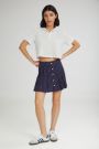 The Toppings Skirt Navy