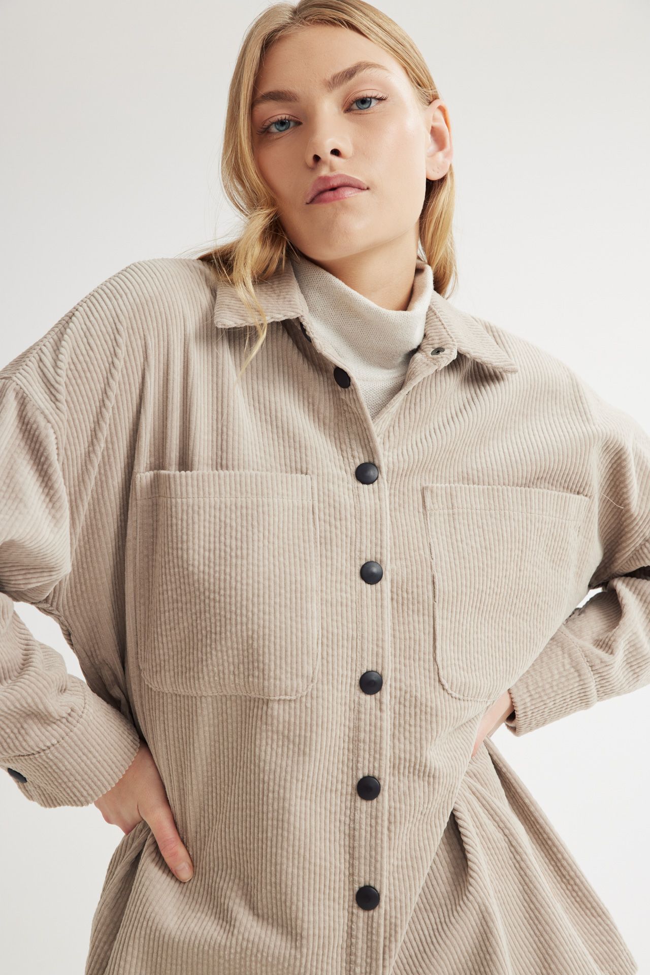 Supreme Quilted Corduroy Shirt (FW22) - $148