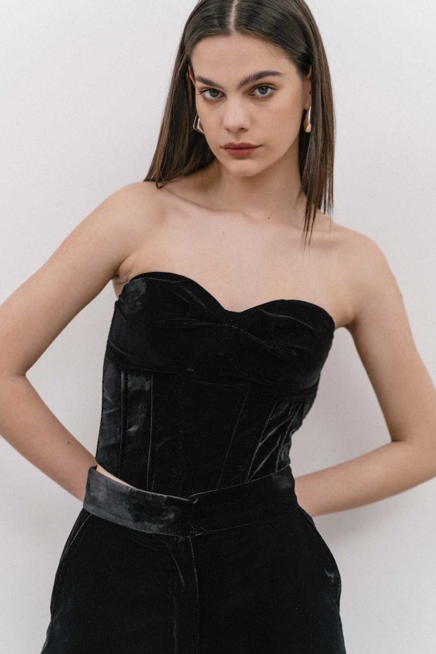 The Spicy Bustier Black
