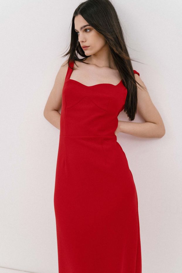 The Spice It Up Dress Red