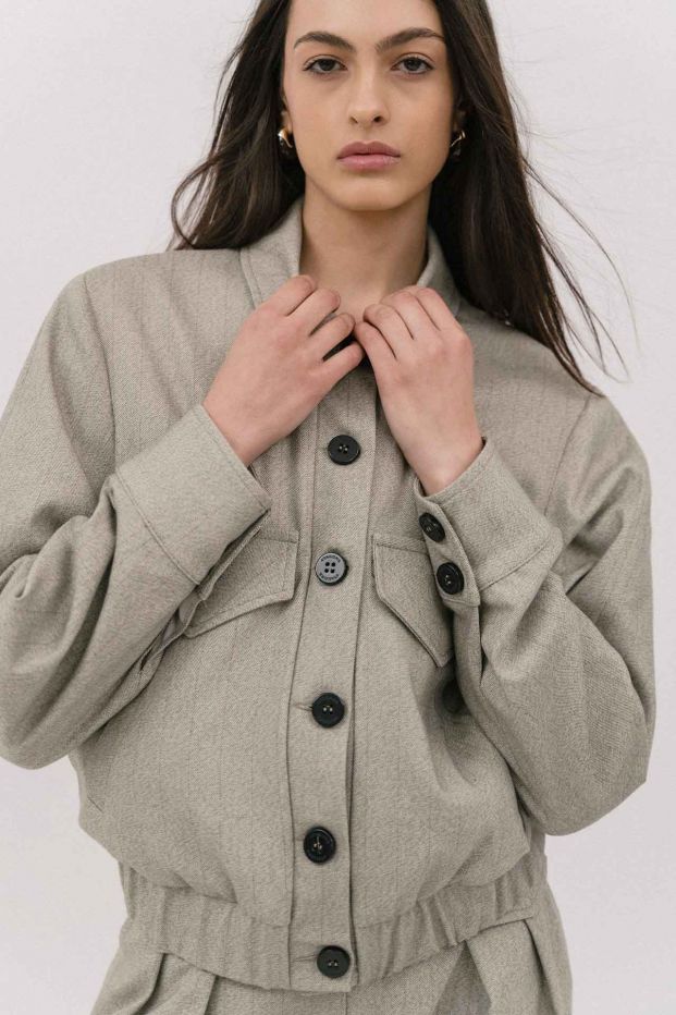 The Serreno Jacket Beige
