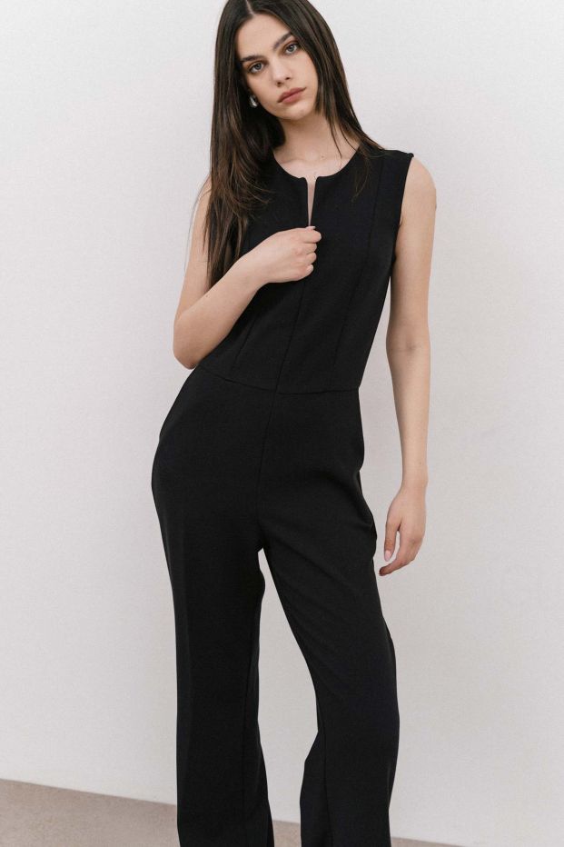 The Spice It Up Jumpsuit Black