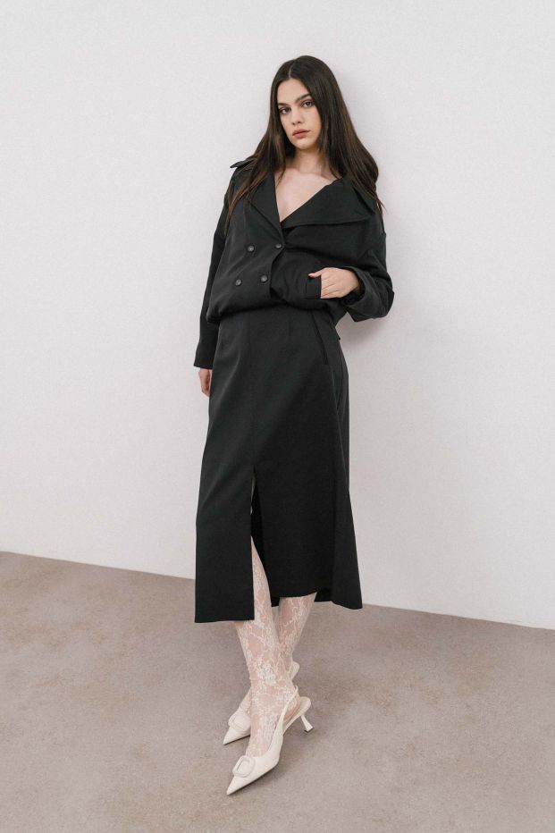The Fiery Skirt Black