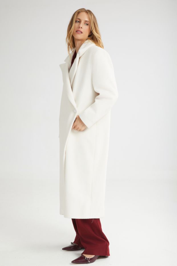 Snowflake Overcoat White