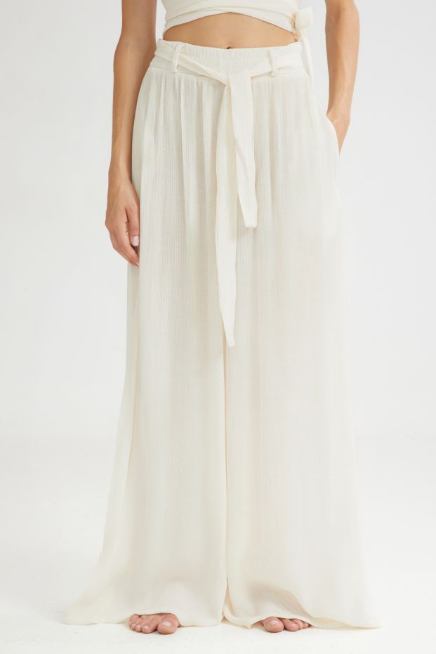 The Breeze Wide Pants Ecru