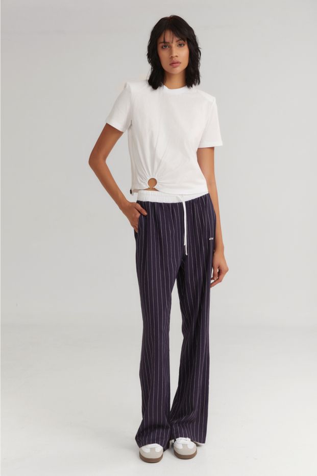 The Churn Top White