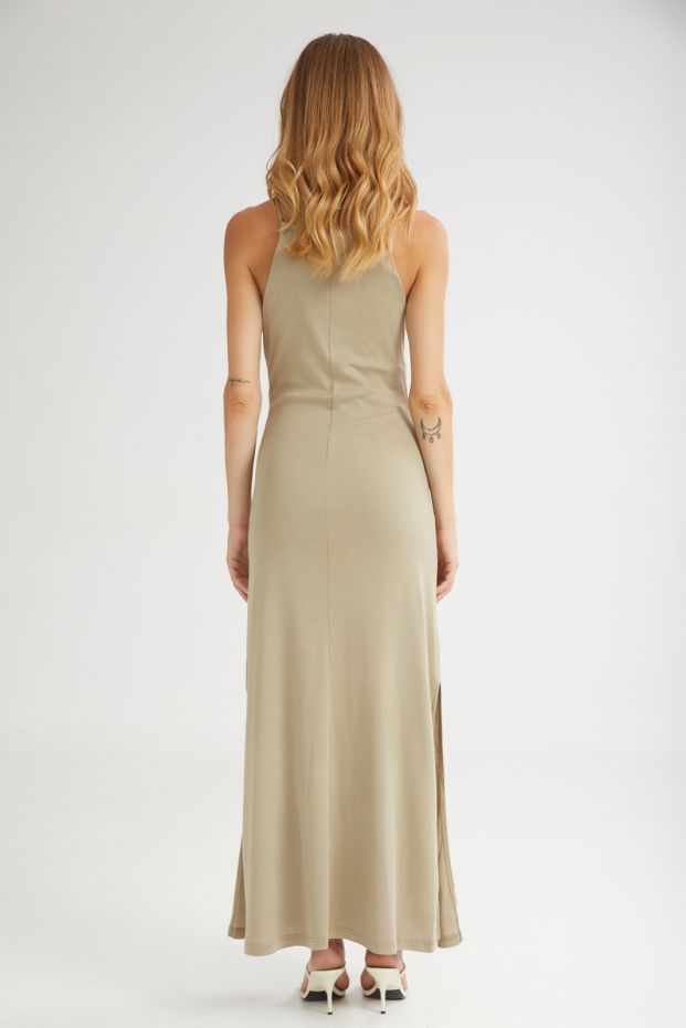 The Cold Treat Dress Khaki