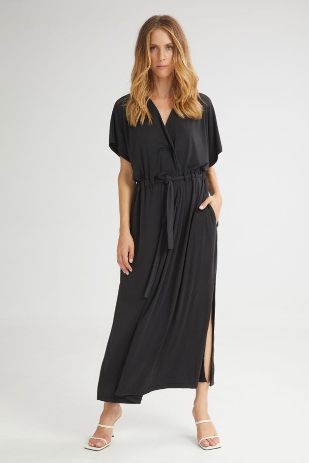 The Creamy Oversized Dress Black