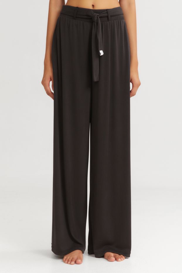 The Creamy Wide Pants Black