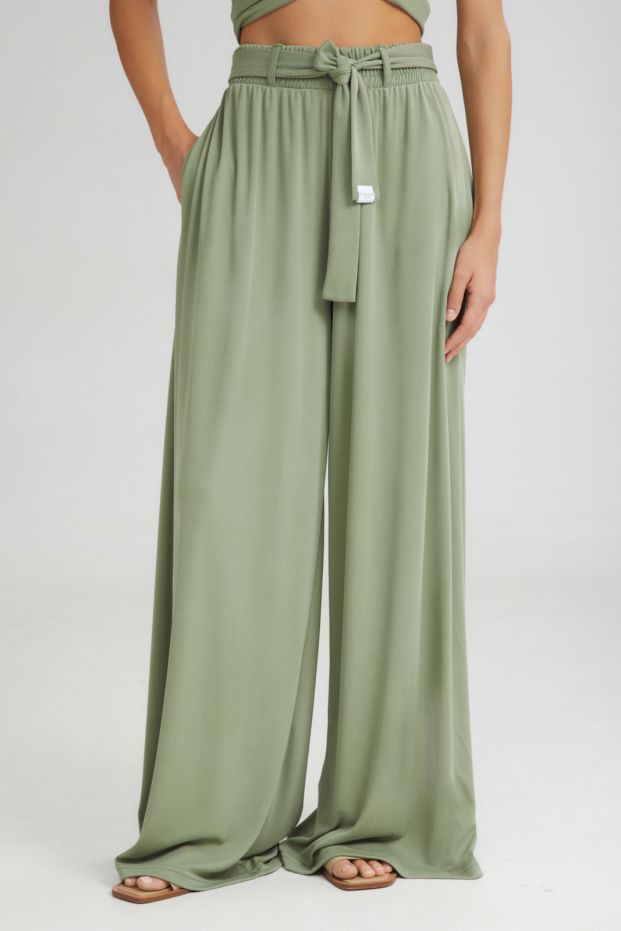 The Creamy Wide Pants Khaki