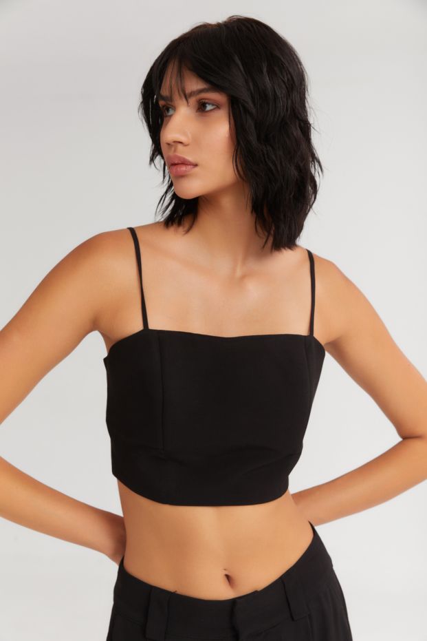 The Crunchy Bustier Black