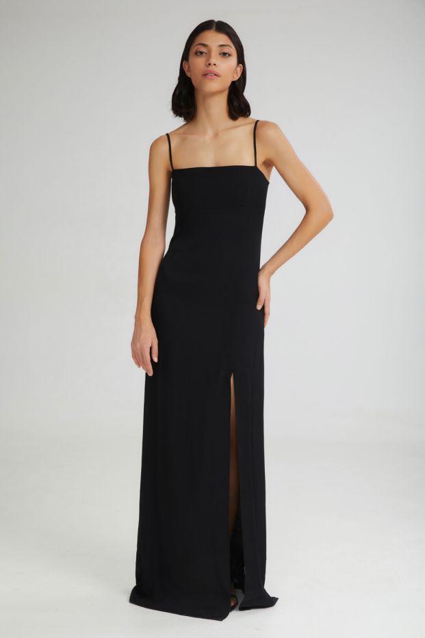 The Crunchy Dress Black