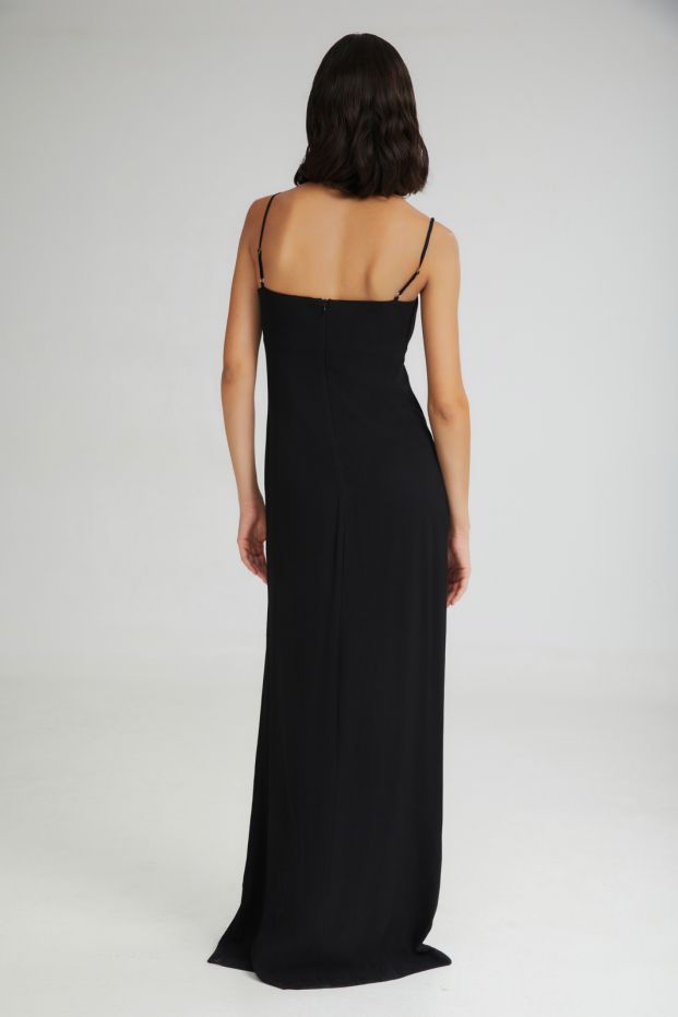 The Crunchy Dress Black