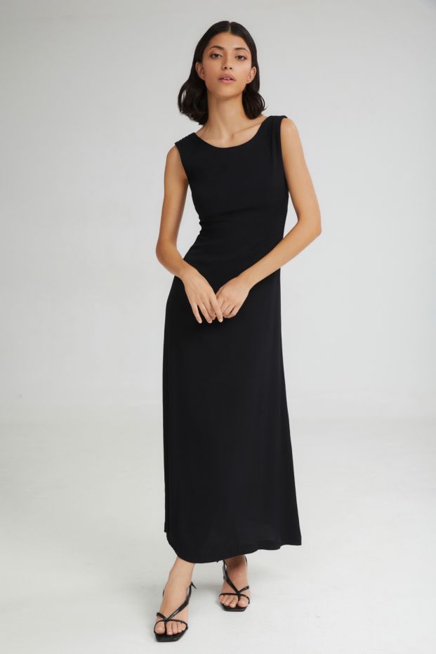 The Custard Dress Black