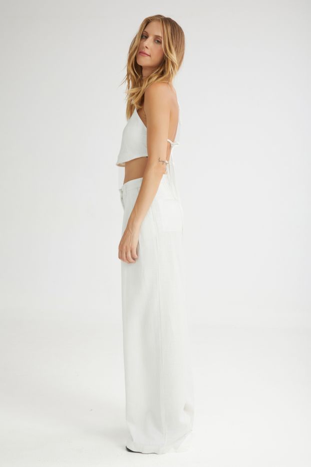 The Dessert Cropped Top White