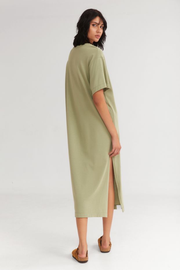The Flavor Oversized Dress Khaki