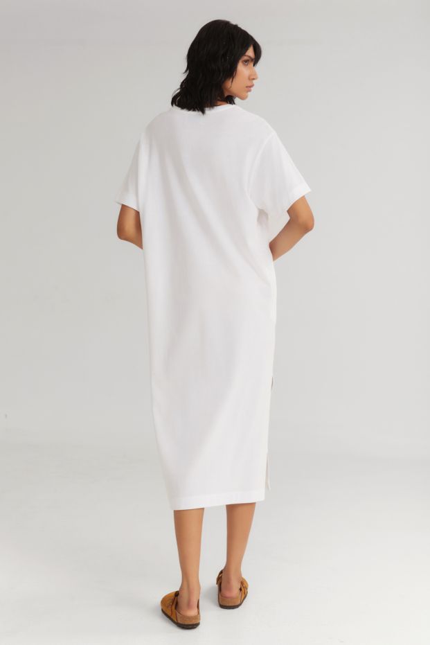 The Flavor Oversized Dress White