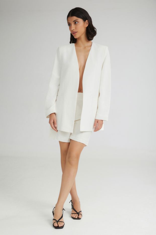 The Gelato Blazer Ecru
