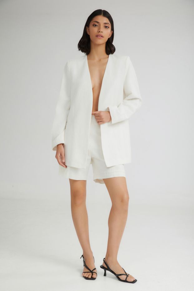 The Gelato Blazer Ecru