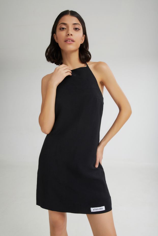 The Gelato Mini Dress Black