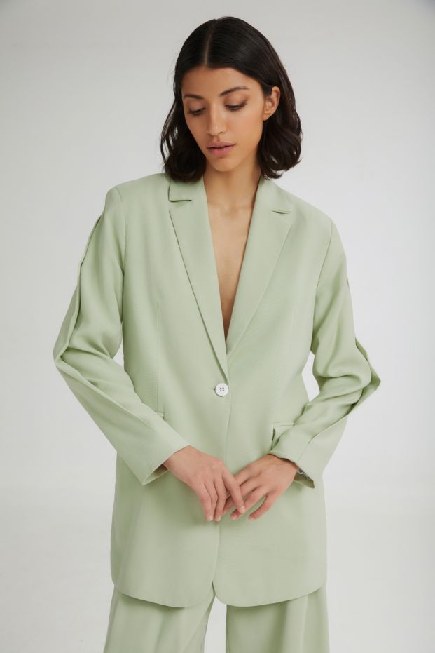 The Melted IceCream Blazer Mint